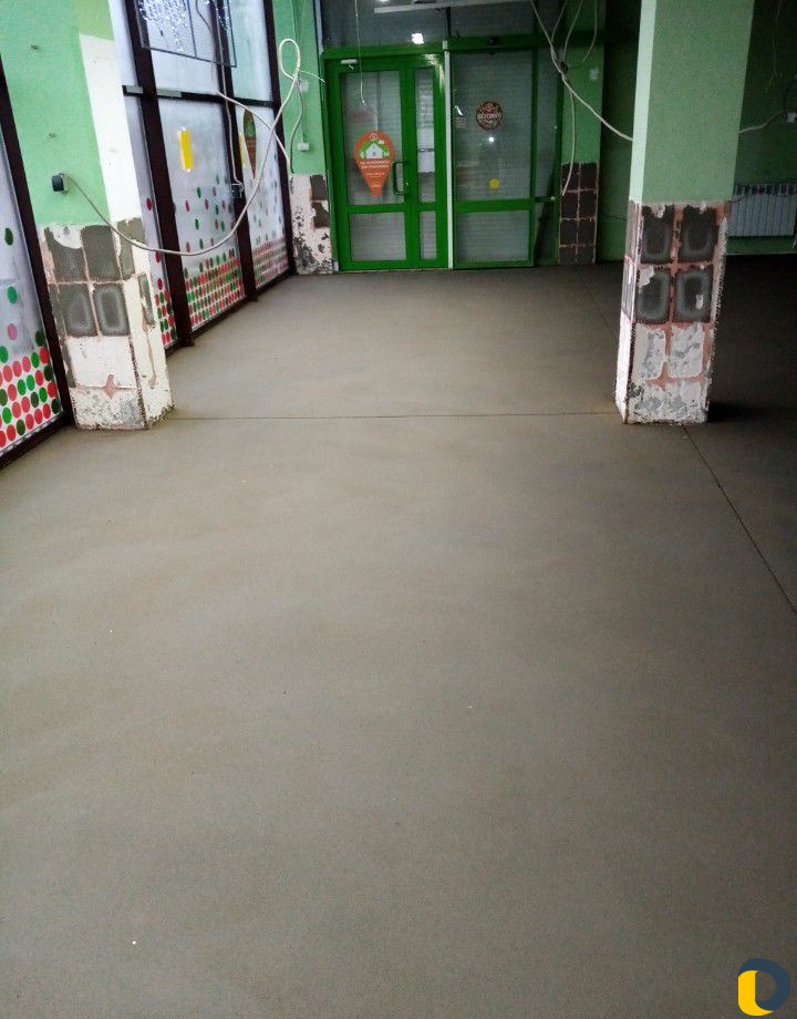 Полусухая стяжка пола Механизированная стяжка