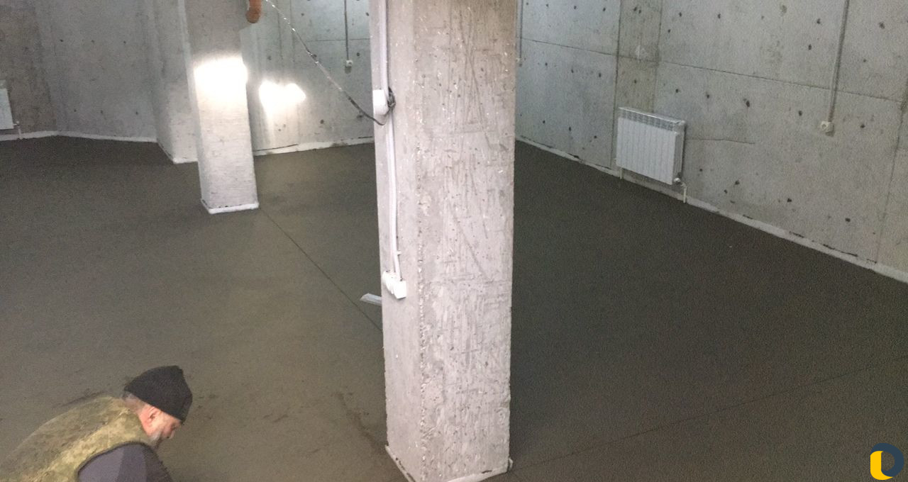 Полусухая стяжка пола