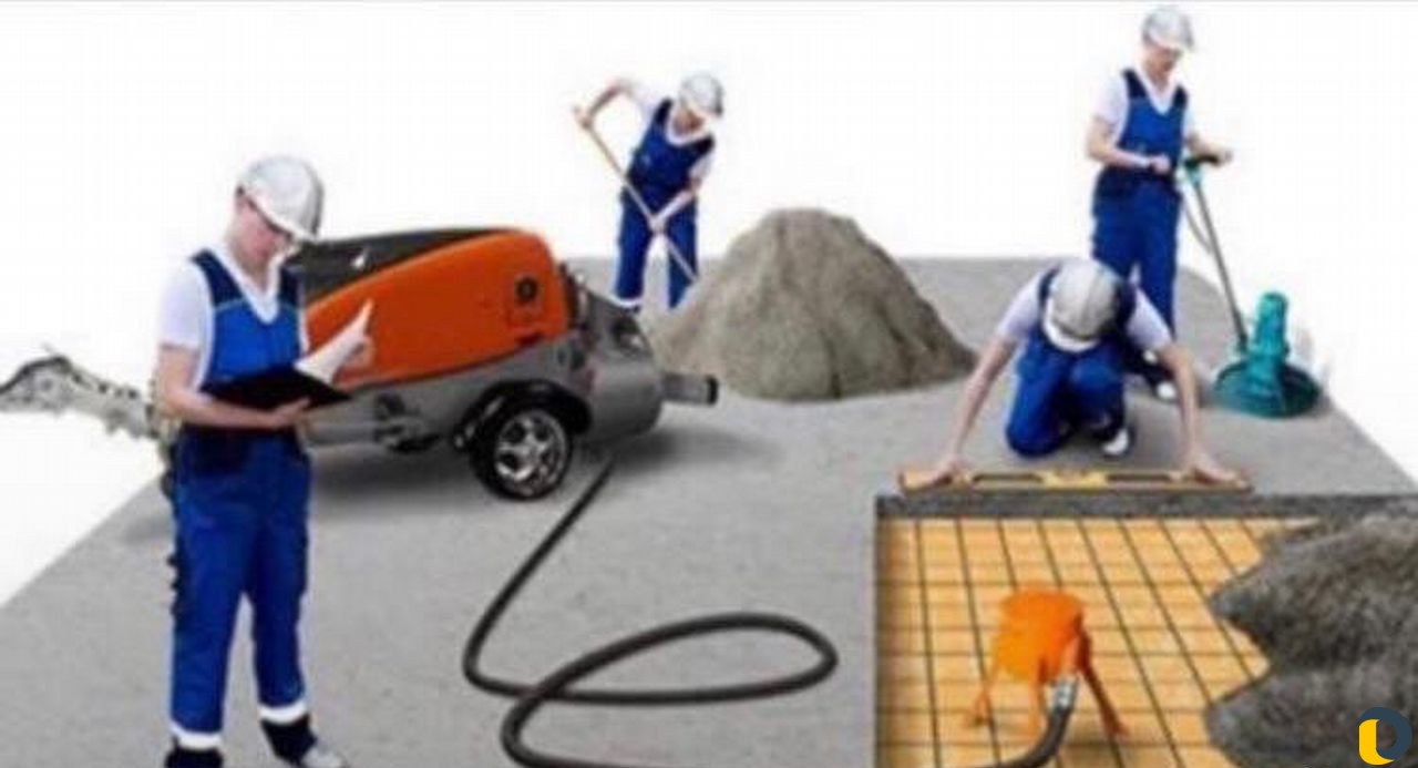 Полусухая стяжка