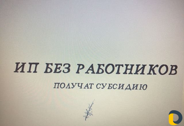 Помощь в получении субсидии для ип и ооо