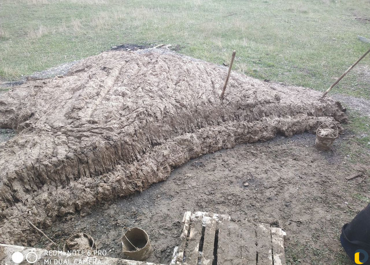 Попар,глина,утепление потолка