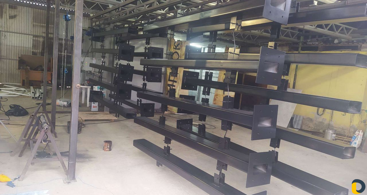 Порошковая покраска. Печь 7,4м