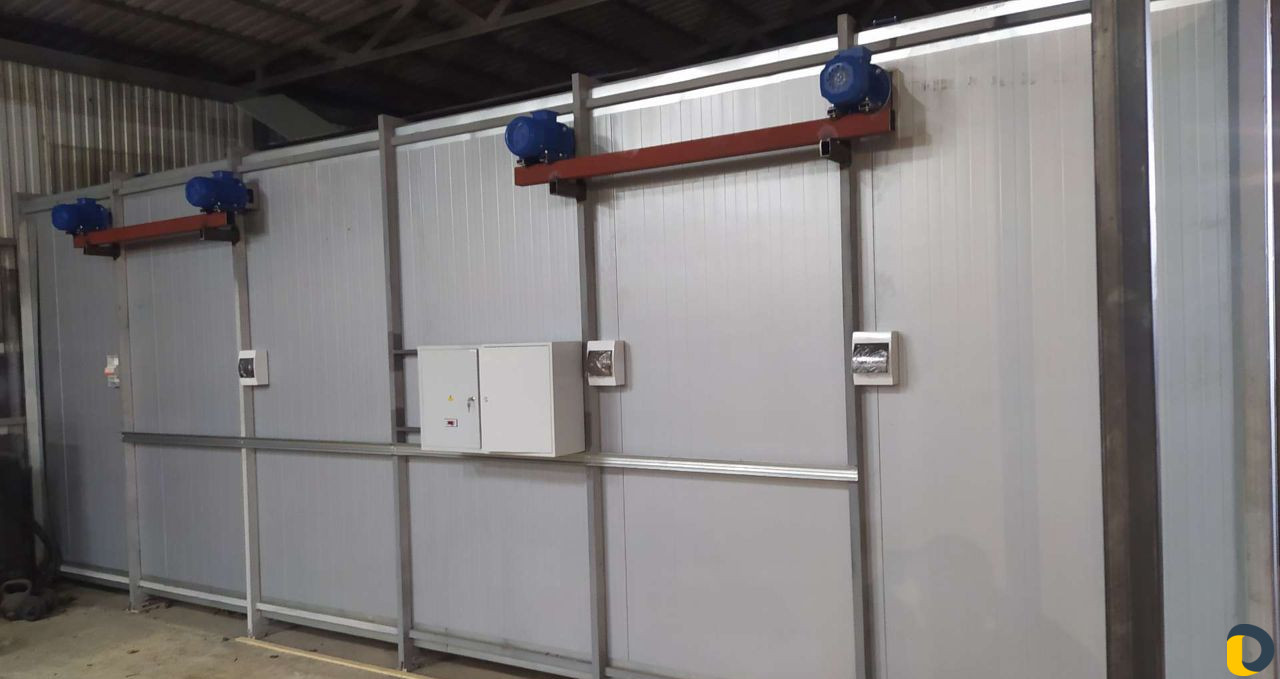 Порошковая покраска. Печь 7,4м