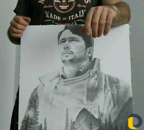 Портреты простым карандашом(Графика) от А4 формат