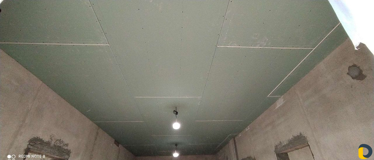 Потолки из гипсокартона. Монтаж гипсокартона. Гипс