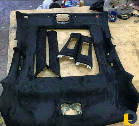 Потолки в алькантаре