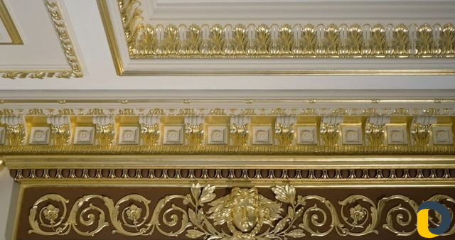 Позолота Лепнины