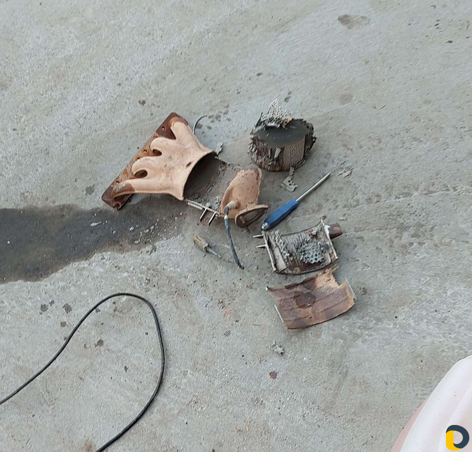 Прием катализатора/ и удаление обманка