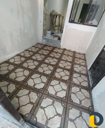 Профессиональная установка кафеля