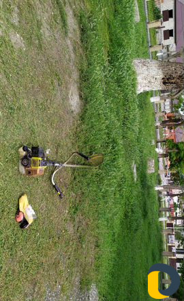 Профессиональный покос травы, газонокосилка