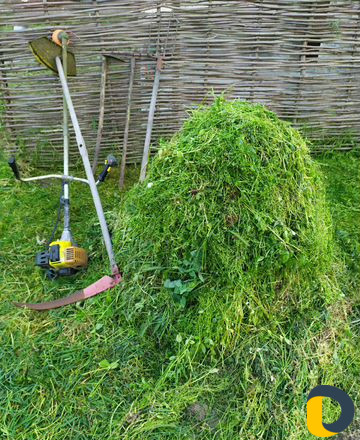 Профессиональный покос травы, газонокосилка