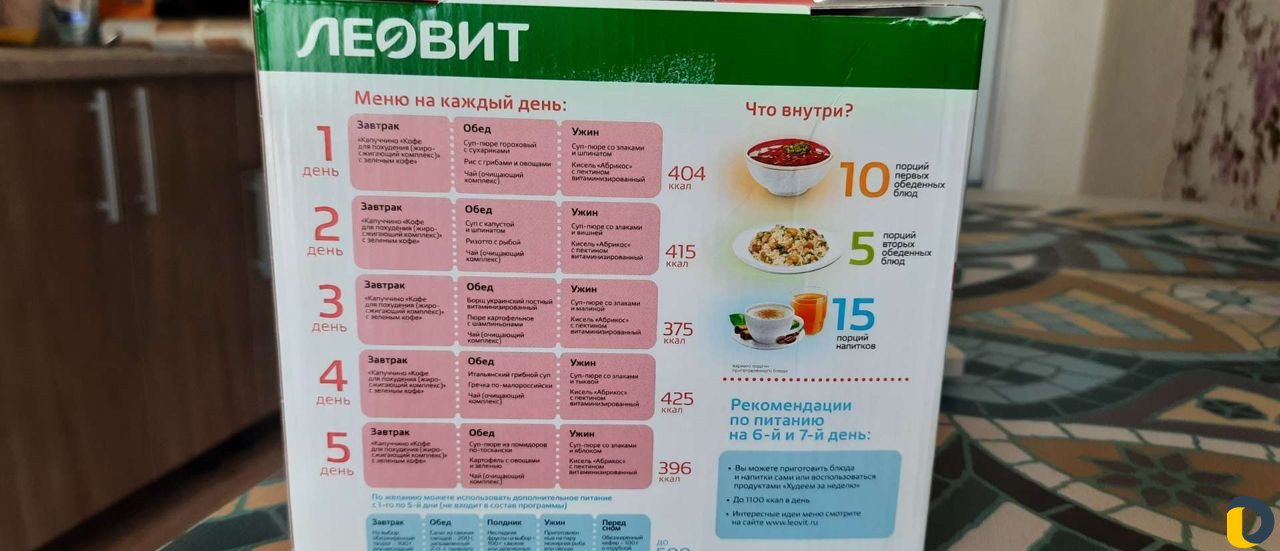 Программа питания для снижения веса