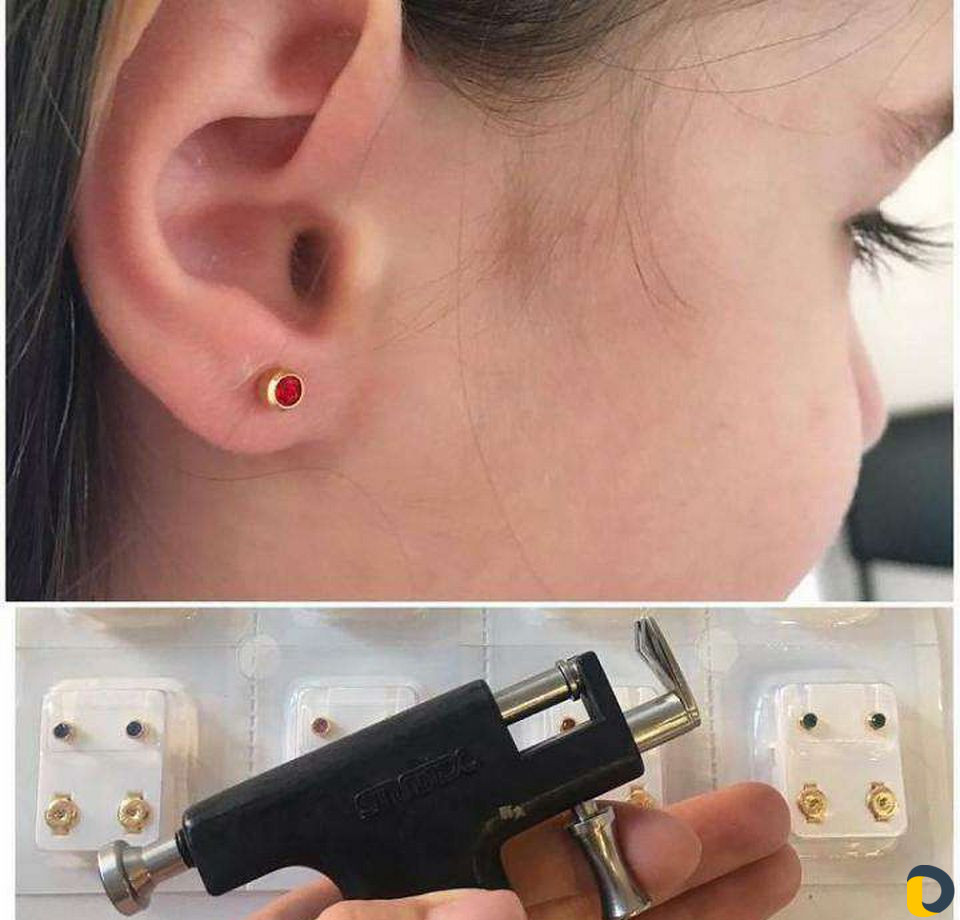 Прокалывание ушей