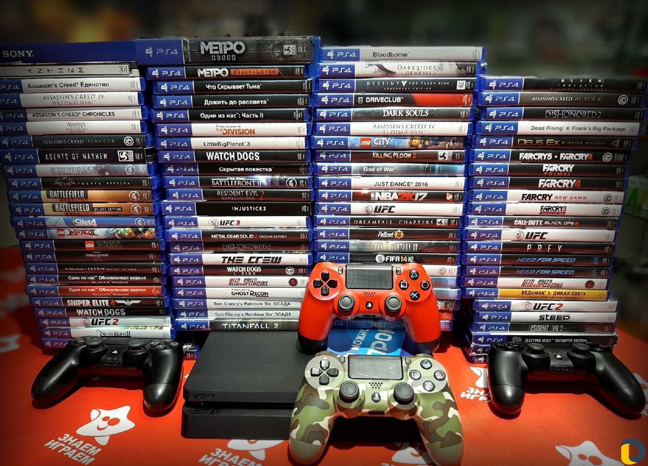 Прокат (аренда) консолей PS4, xbox ONE S