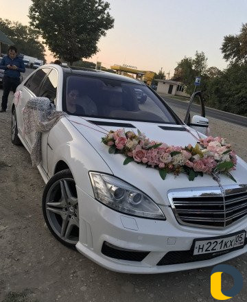 Прокат авто 221 AMG на свадьбу