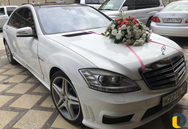 Прокат авто 221 AMG на свадьбу