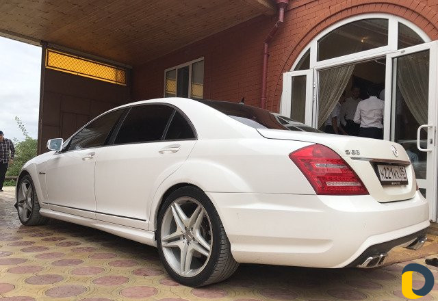 Прокат авто 221 AMG на свадьбу