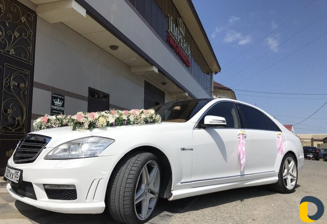 Прокат авто 221 AMG на свадьбу