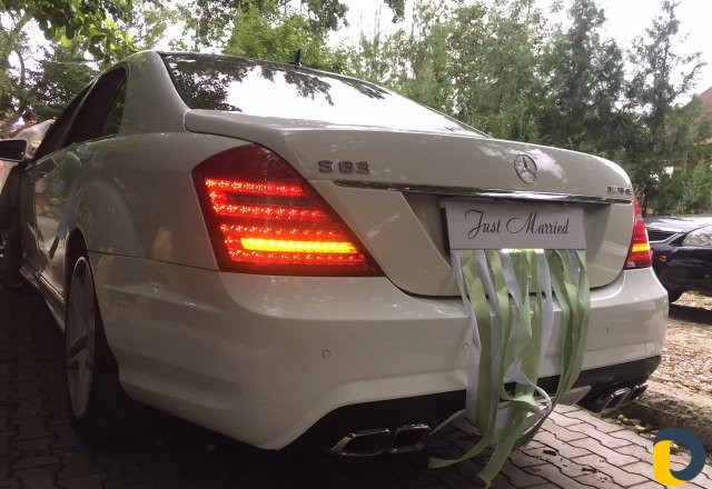 Прокат авто 221 AMG на свадьбу