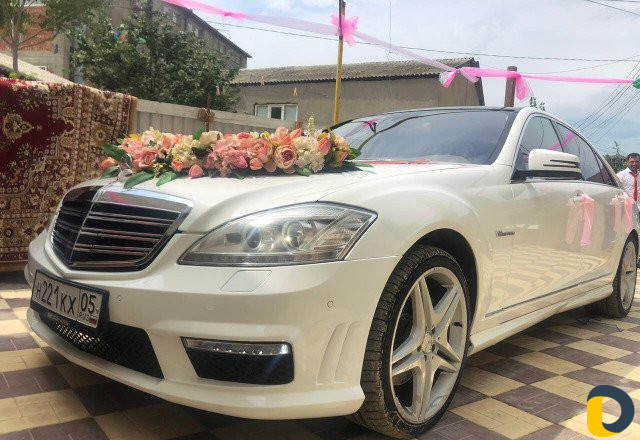 Прокат авто 221 AMG на свадьбу