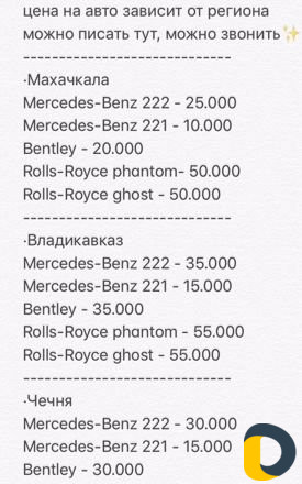 Прокат авто на свадьбы