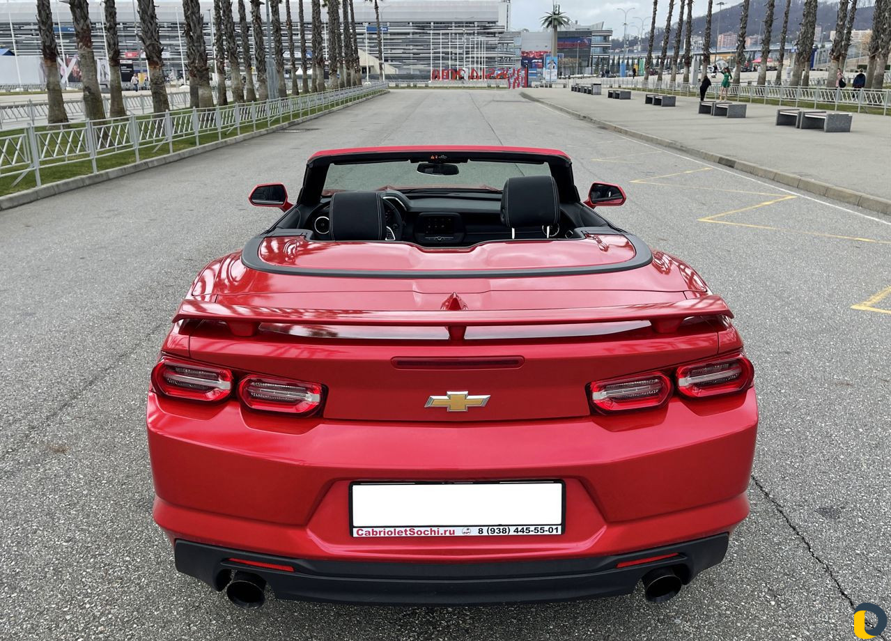 Прокат кабриолета Chevrolet Camaro, модель 20 г