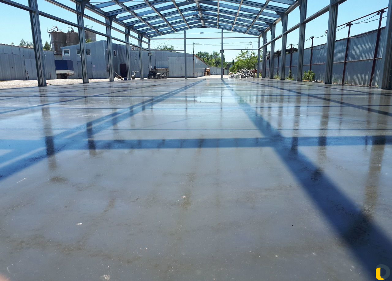 Промышленные полы, бетонные полы, топпинг, полимер