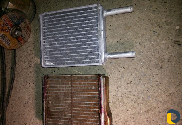 Промывка автомобильного радиатора печки любого А