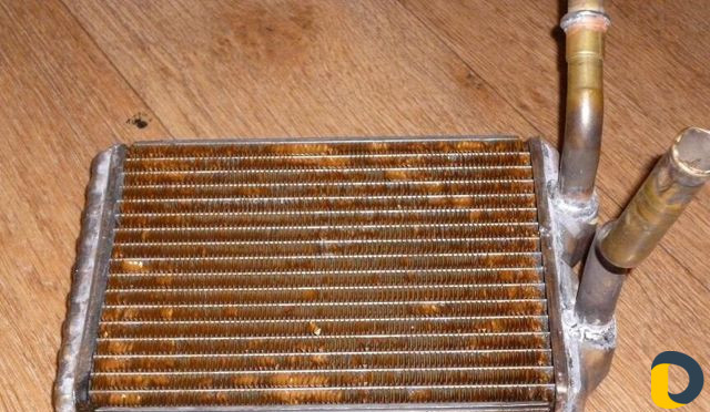 Промывка автомобильного радиатора печки любого А