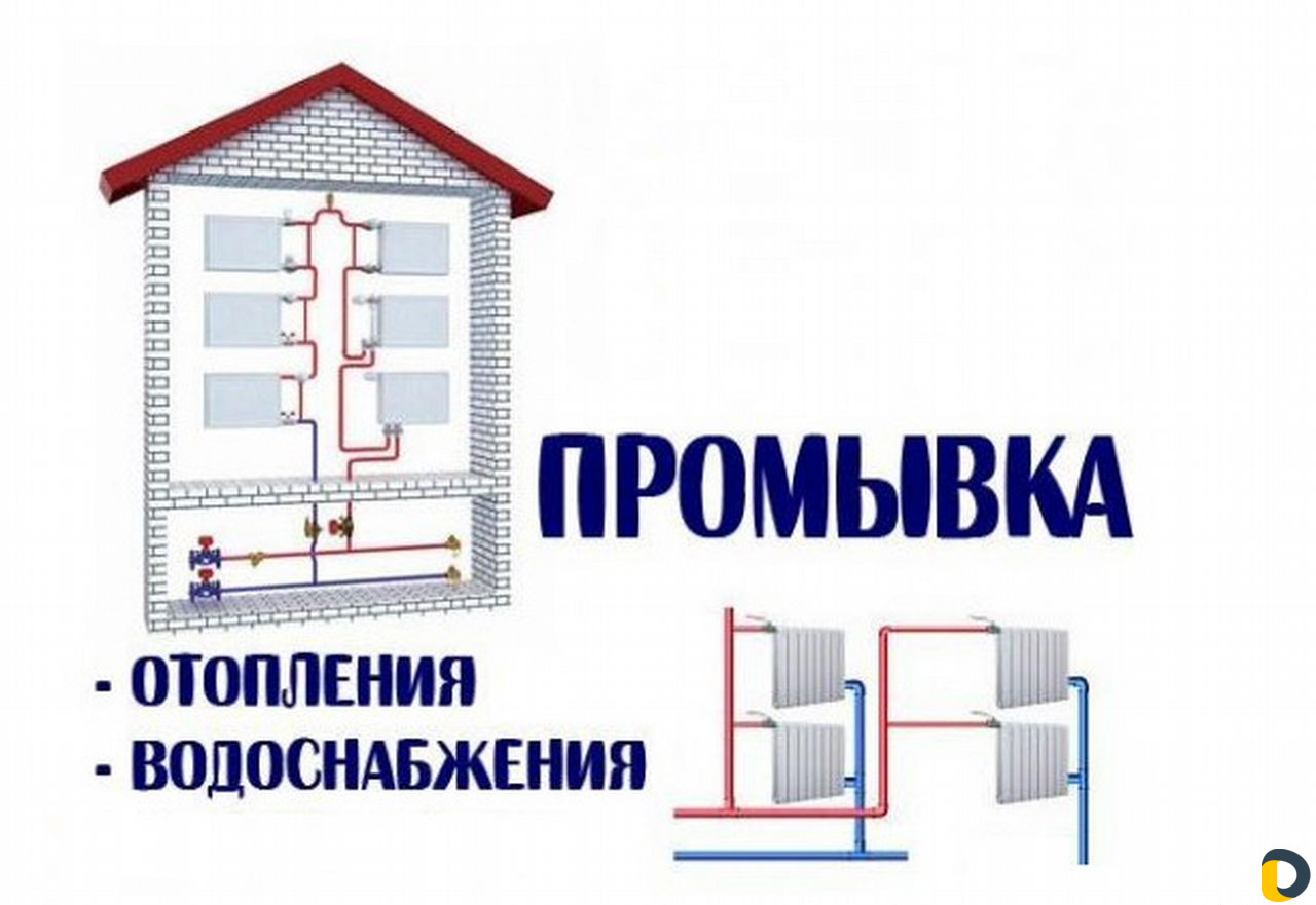 Промывка, опрессовка системы отопления