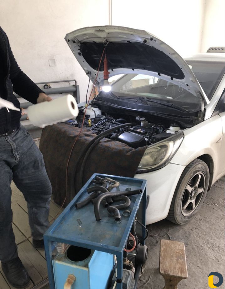 Промывка радиатора печки автомобиля