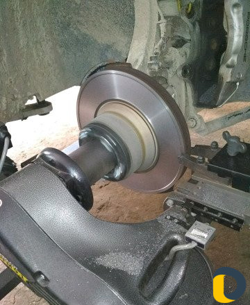 Проточка (расточка ) тормозных дисков без снятия с