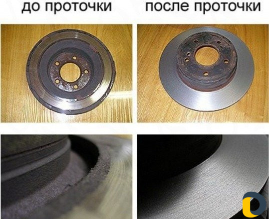 Проточка (расточка) тормозных дисков не снимая с а