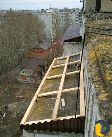 Расширение балкона
