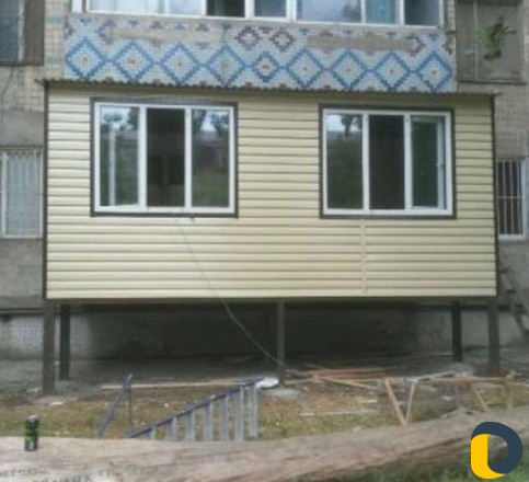 Расширение балкона