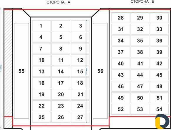 Размещение информации на бумажных пакетах