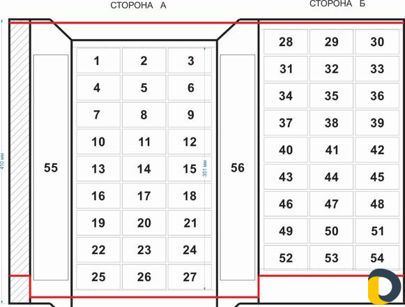 Размещение информации на бумажных пакетах