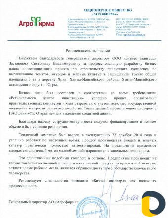 Разработка бизнес плана любой степени сложности