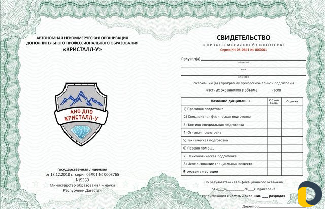 Разрешение на оружие