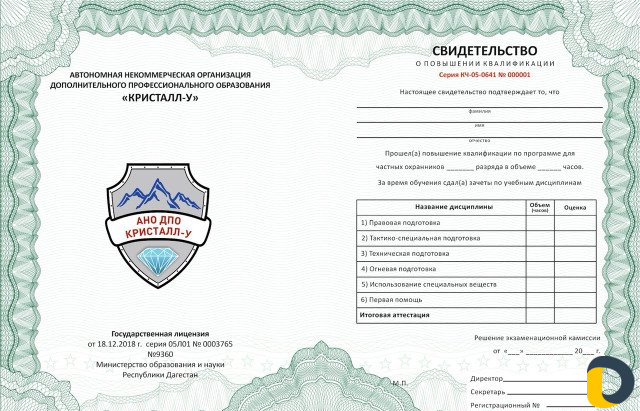 Разрешение на оружие