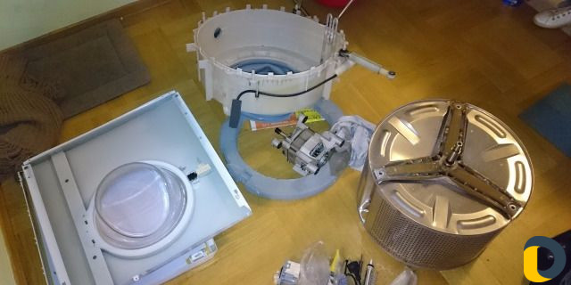 Ремонт стиральных машин на дому, установка