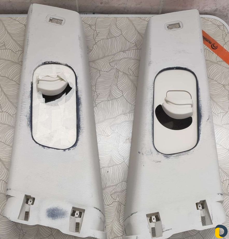 Реставрация покраска кожи и пластика