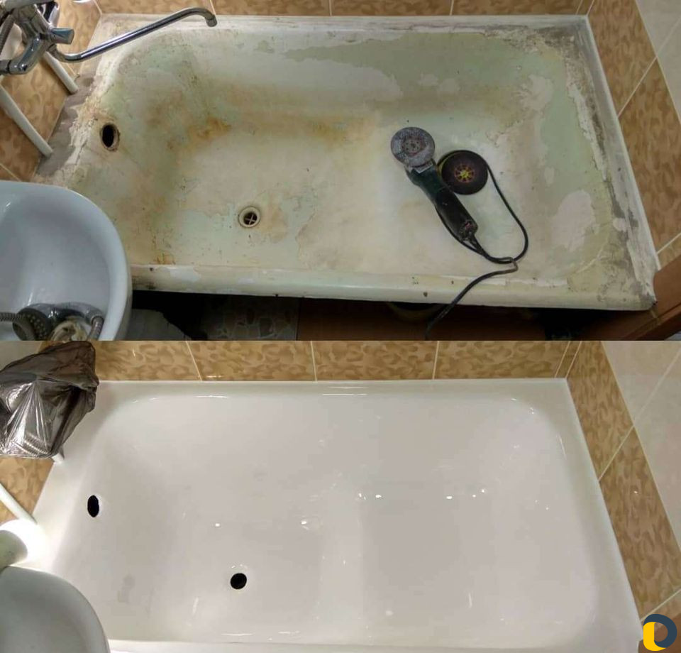 Реставрация ванн наливным акрилом