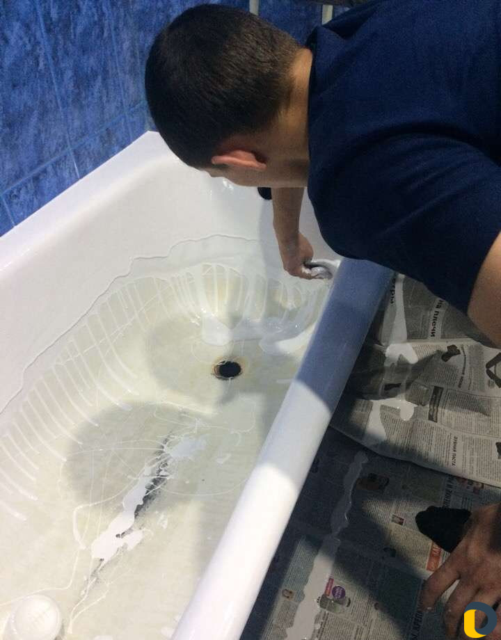 Реставрация ванн наливным акрилом