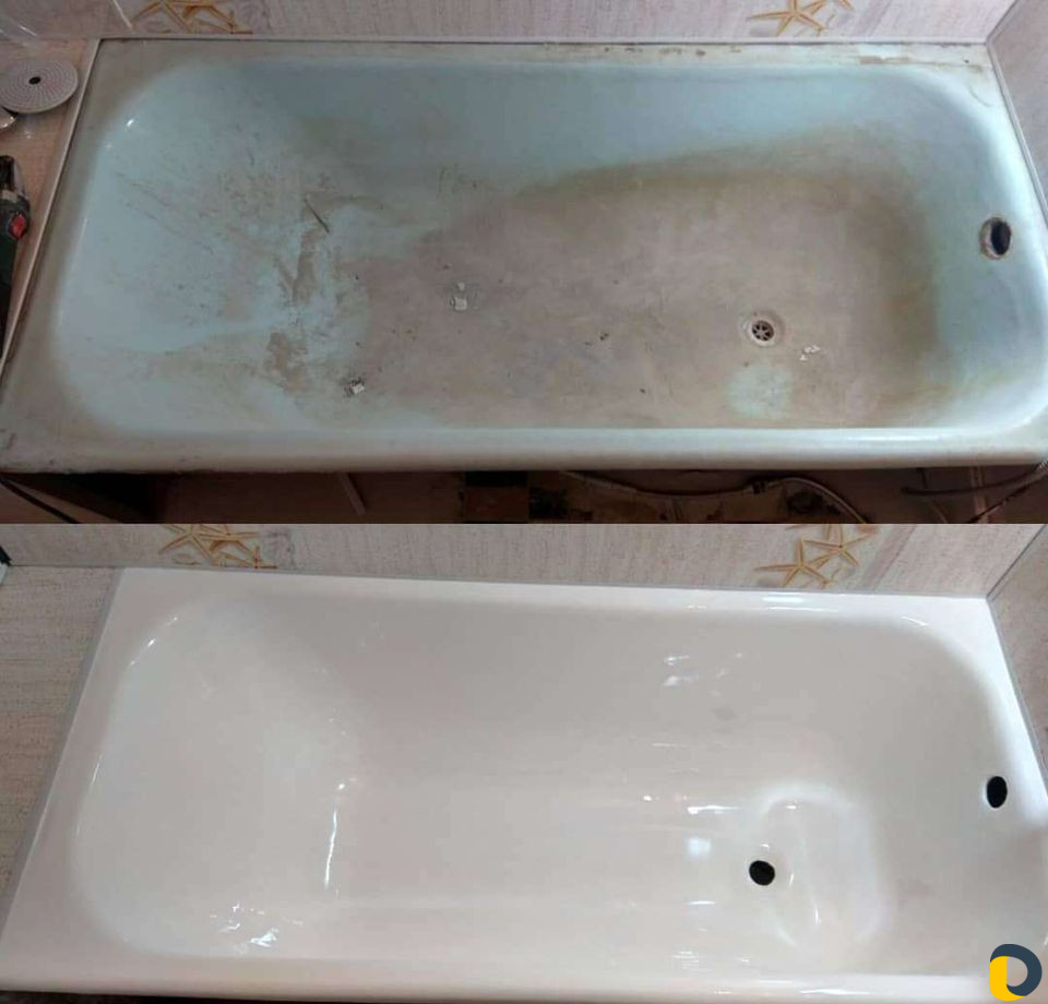 Реставрация ванн наливным акрилом