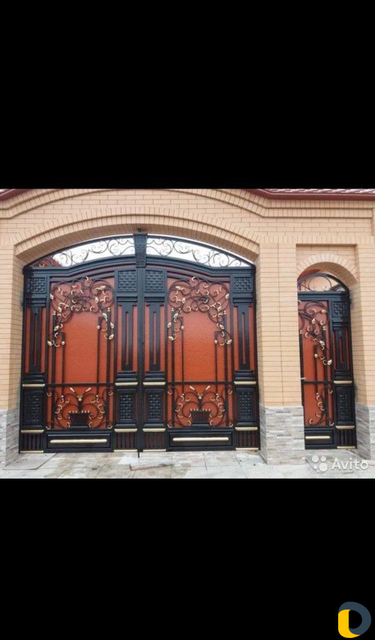 Реставрация ворота покраска итд