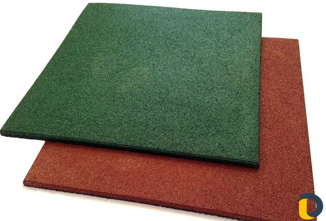 Резиновая плитка (горячее прессование)