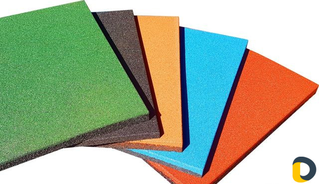 Резиновая плитка (горячее прессование)