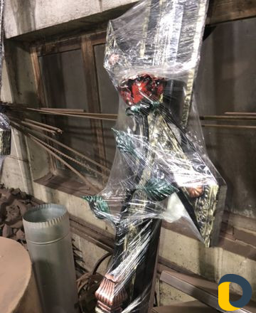 Ритуальный крест ручной работы