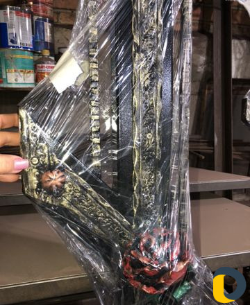 Ритуальный крест ручной работы